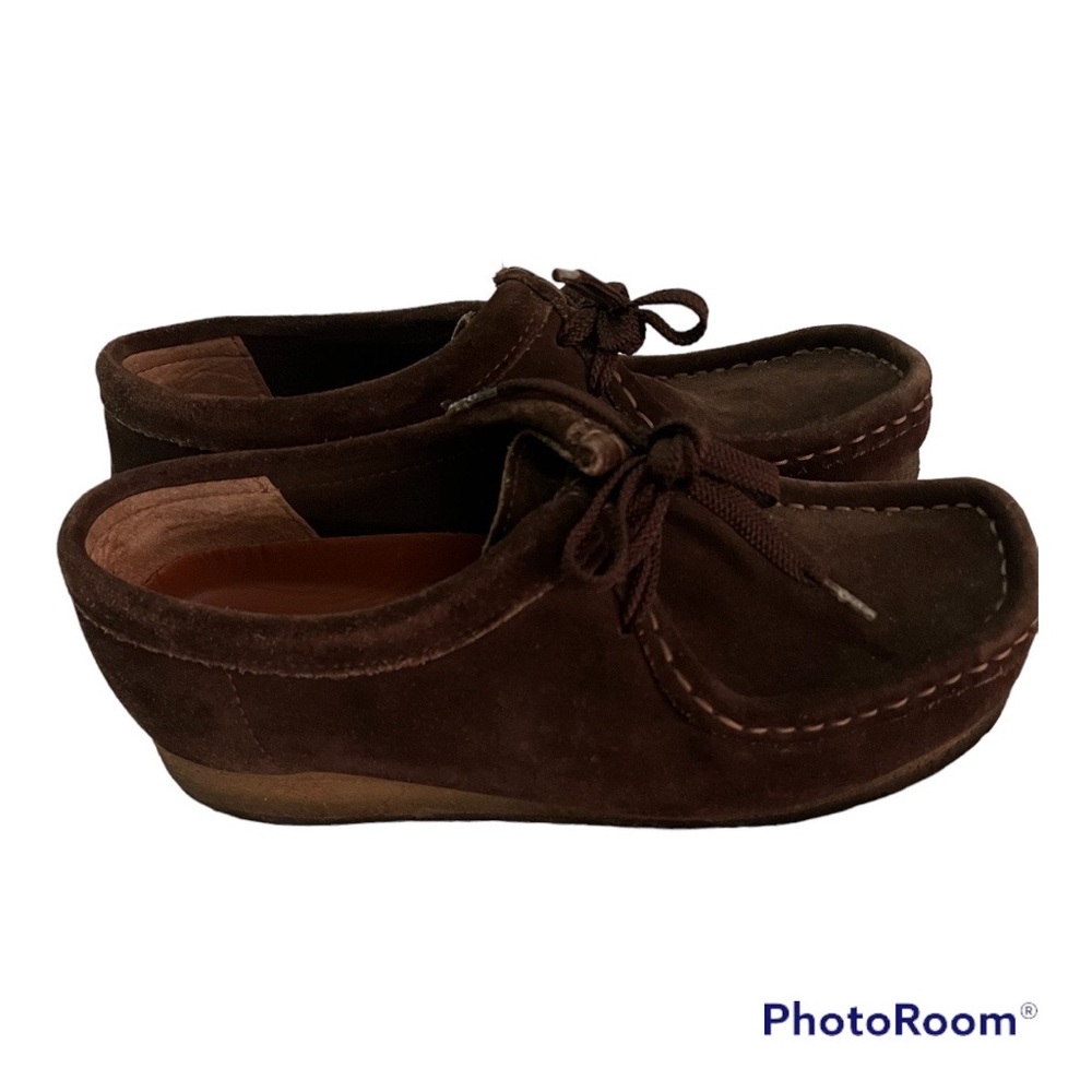 Wallabees original Clark’s , brown suede, worn 3 times